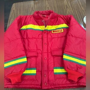 Vintage King Louie Pro Fit Puffer Jacket Size L 44-46 USA Made Pirelli.